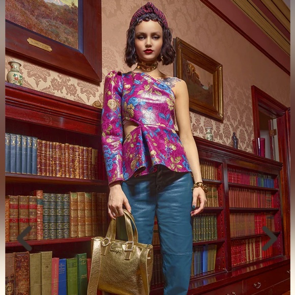 Autumn Adeigbo Lykke Blouse size 6 - Picture 1 of 12